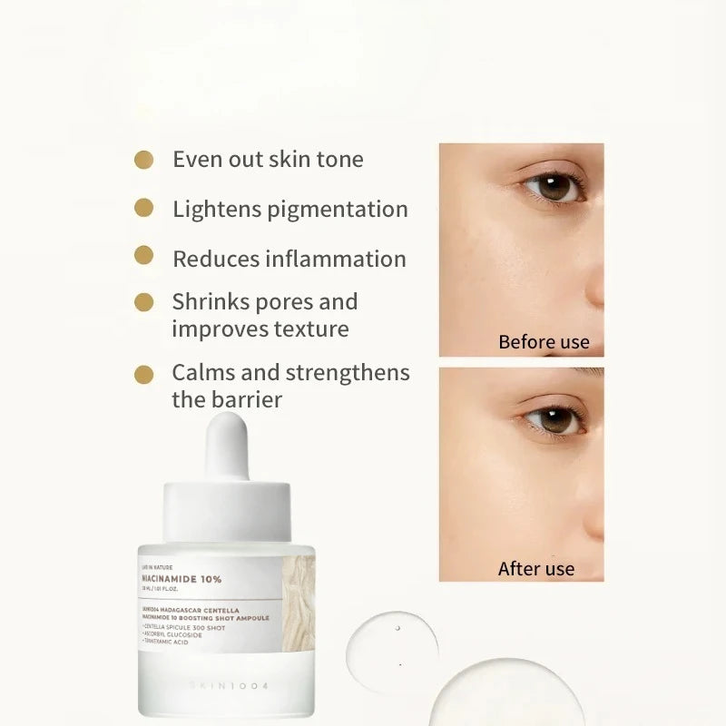 Korean Centella Matrixyl & Niacinamide Boosting Shot Ampoule,Pore Care Anti-Wrinkle Booster Face Serum Beauty Skincare Products