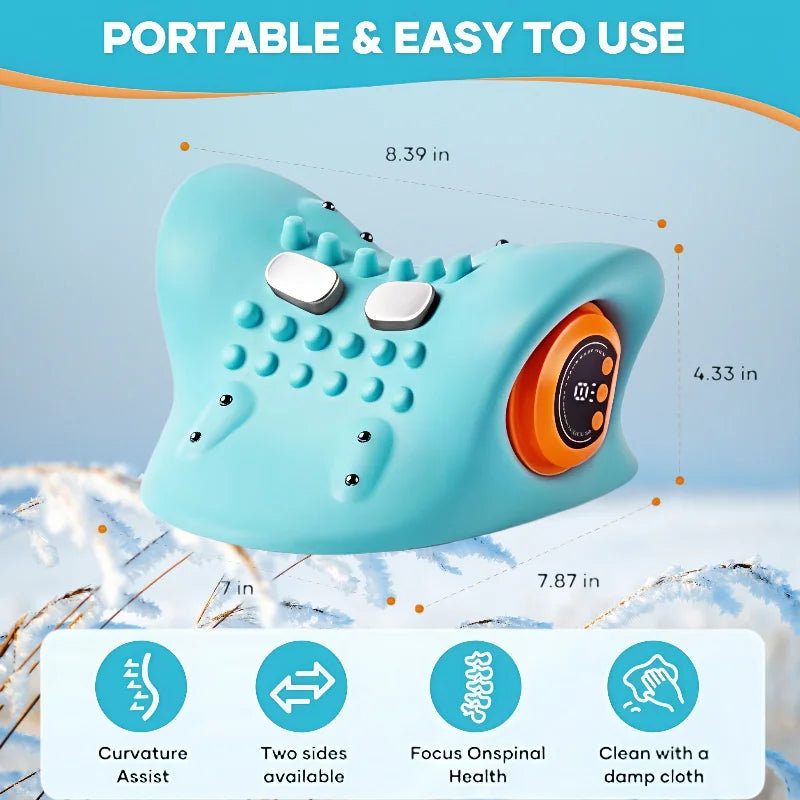 USB Rechargeable Heated Deep Tissue Neck & Shoulder Massager