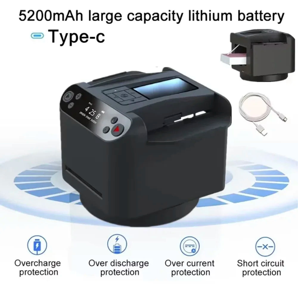 2-in-1 Rechargeable Automatic Card Shuffler & 360° Rotating Card Dealer