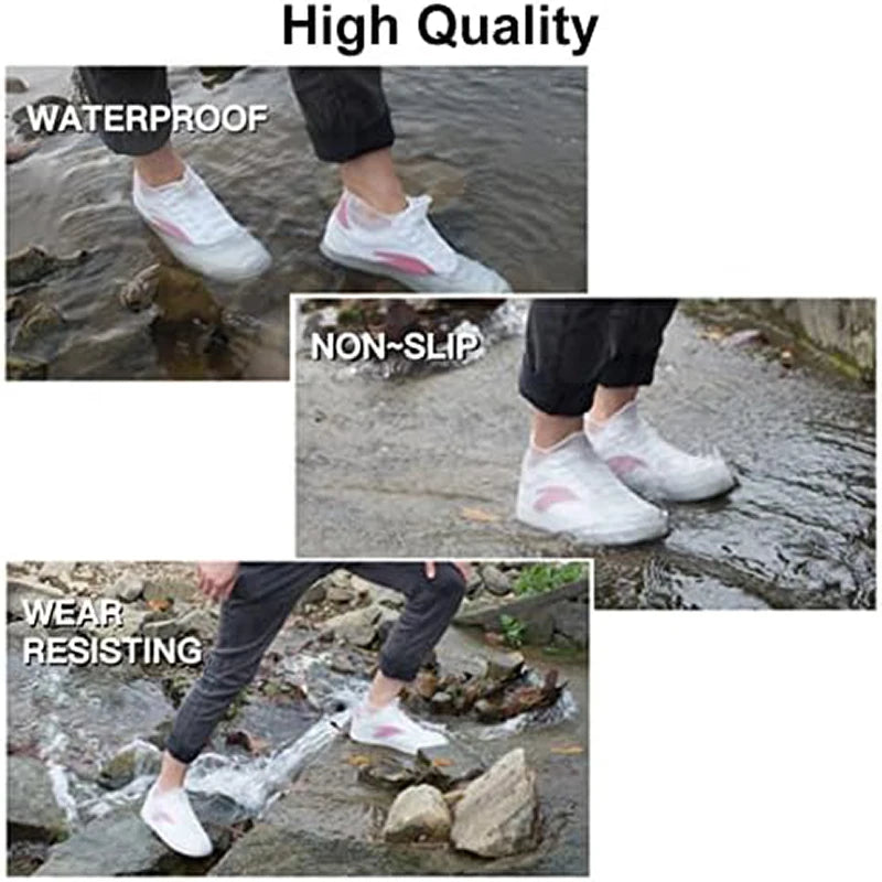 Reusable Waterproof Non-Slip Silicone Shoe Covers