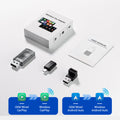 OTTOCAST Mini Slim Cube Wireless CarPlay Android Auto Adapter 2 in 1 USB AI Car Accessories for VW Haval Audi Kia Porsche Lexus