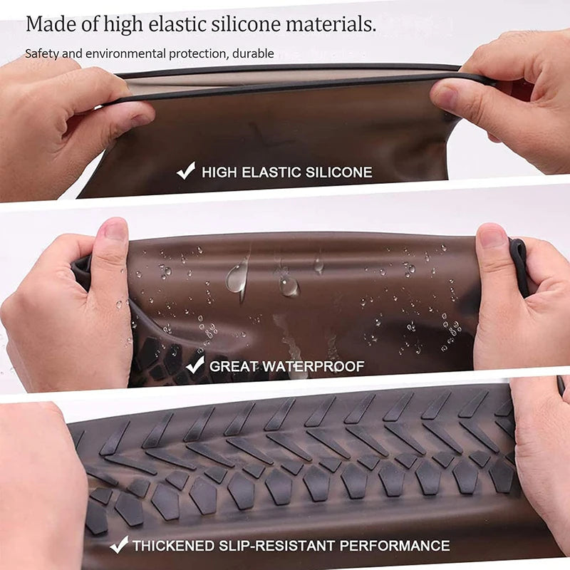 Reusable Waterproof Non-Slip Silicone Shoe Covers