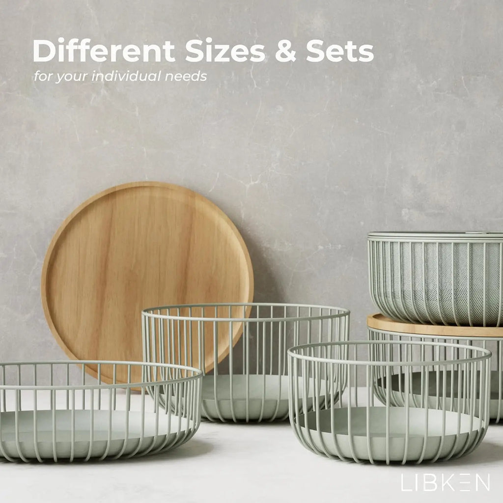 Fly-Proof Metal Wire Mesh Fruit Basket
