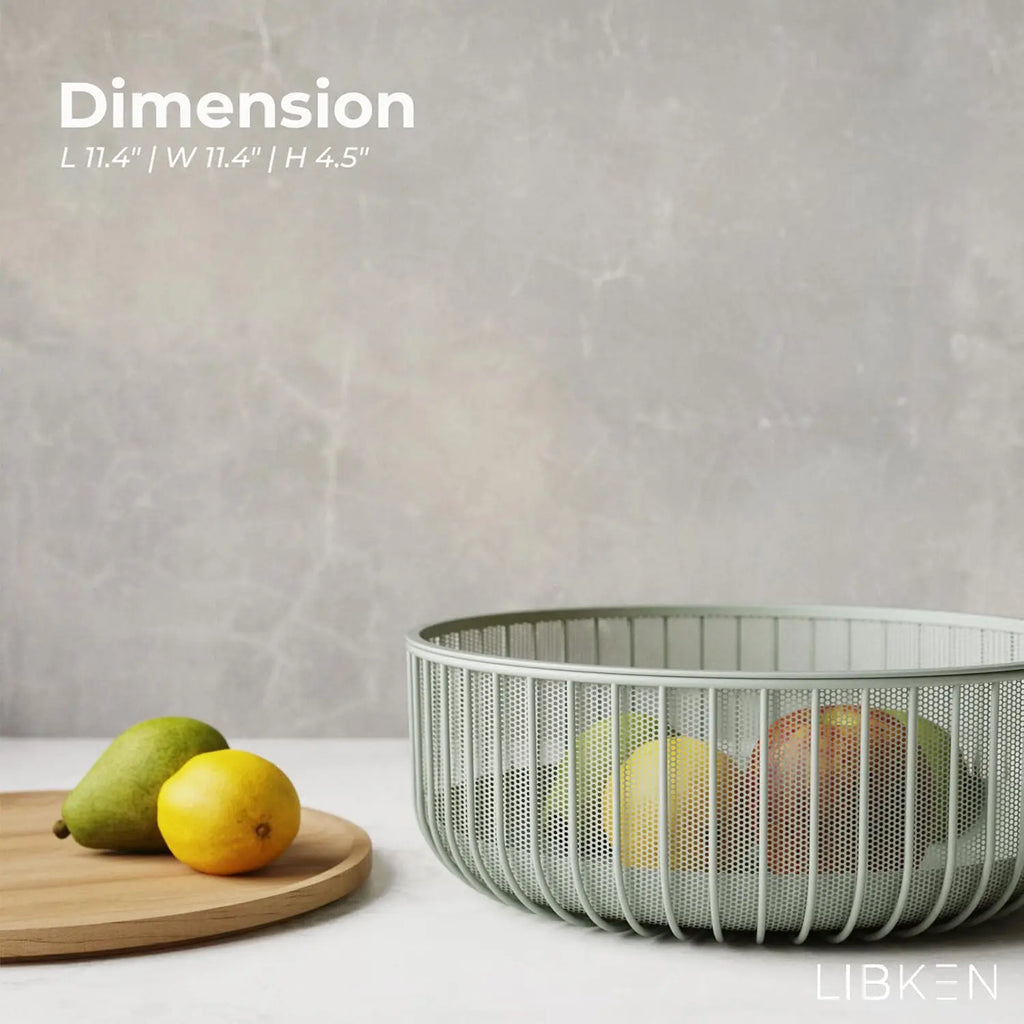 Fly-Proof Metal Wire Mesh Fruit Basket