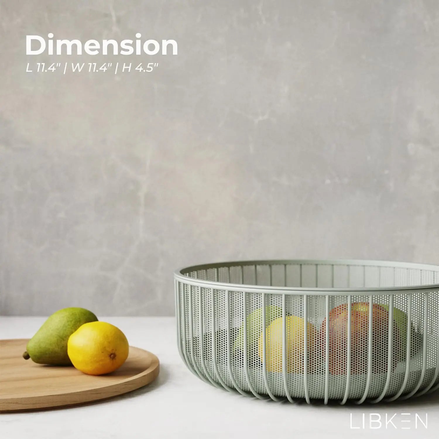 Fly-Proof Metal Wire Mesh Fruit Basket