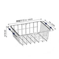 Stainless Steel Telescopic Sink Drain Rack Non-Slip Dish Drying Kitchen Bathroom Countertop Organizer Rack for Household Use