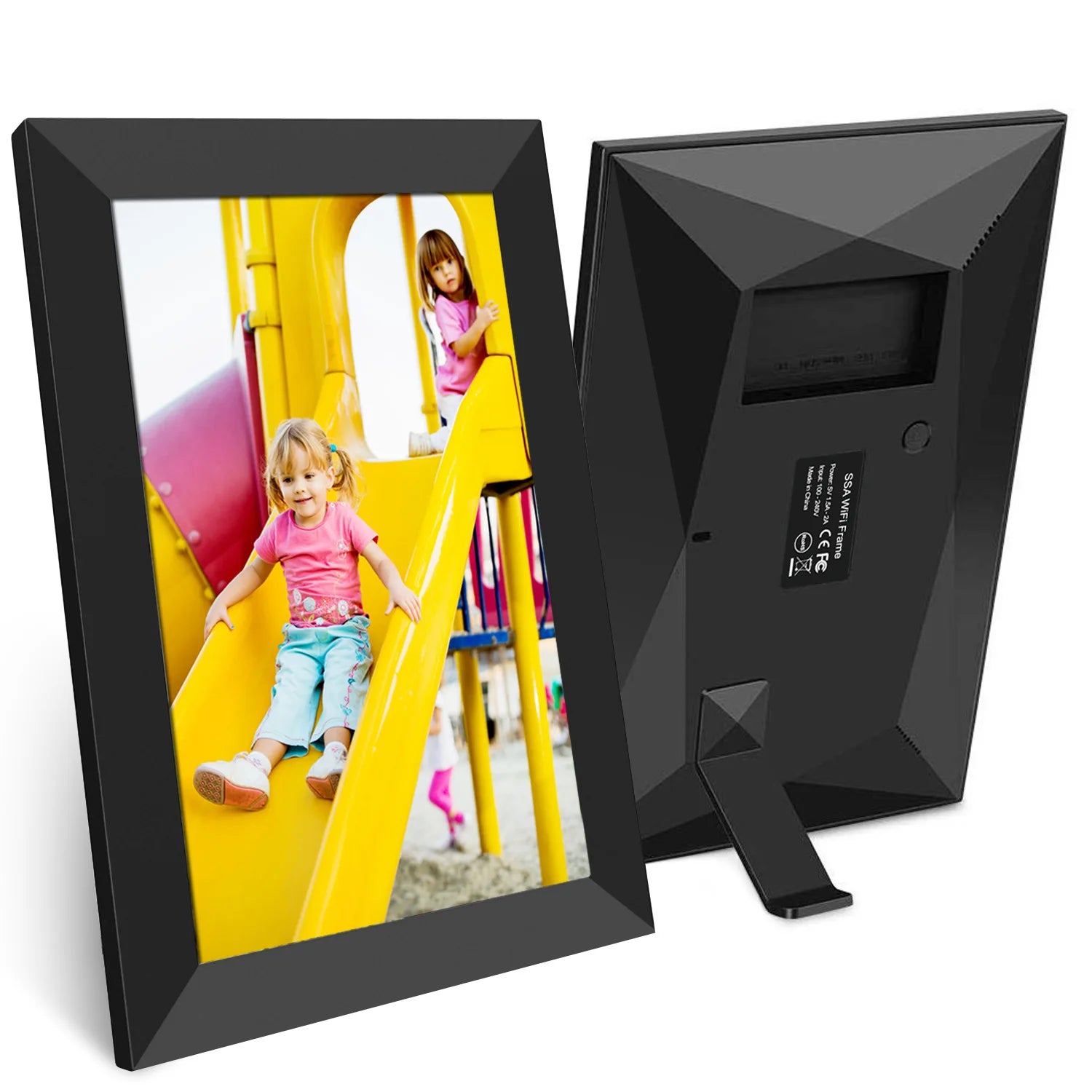 Frameo 10.1 Inch WiFi Digital Photo Frame with Calendar Digital Picture Frame with 1280x800 IPS HD Touch Screen, Good Gift