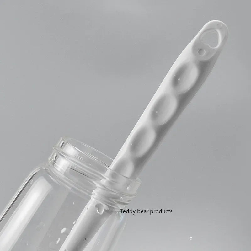 Silicone Cup Brush Cup Scrubber Glass Cleaner Kitchen Cleaning Tool Long Handle Drink Wineglass Bottle Glass Cup Cleaning