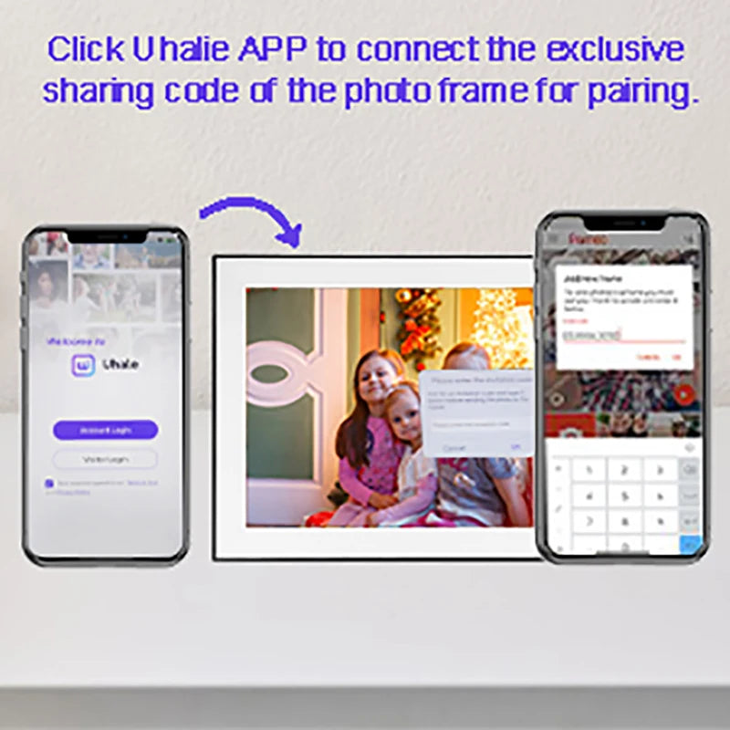15.6 inch built in 32GB WiFi Large touch ips digital photo frame 1920*1080 WiFi Smart Frame Share Photos and Videos via frameo
