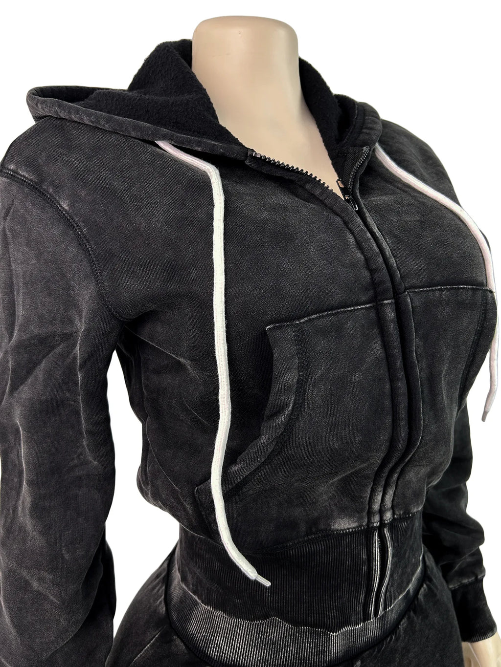 Lady Thick Hooded Sports Shorts Outfits Sexy Women Two Pieces Gym Tracksuit  Set Elegant Club Matching Set