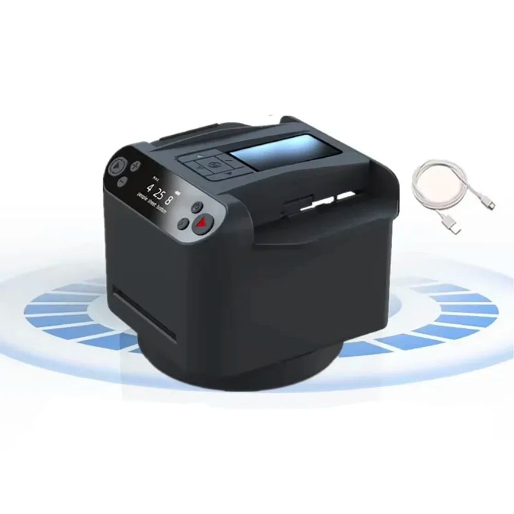 2-in-1 Rechargeable Automatic Card Shuffler & 360° Rotating Card Dealer