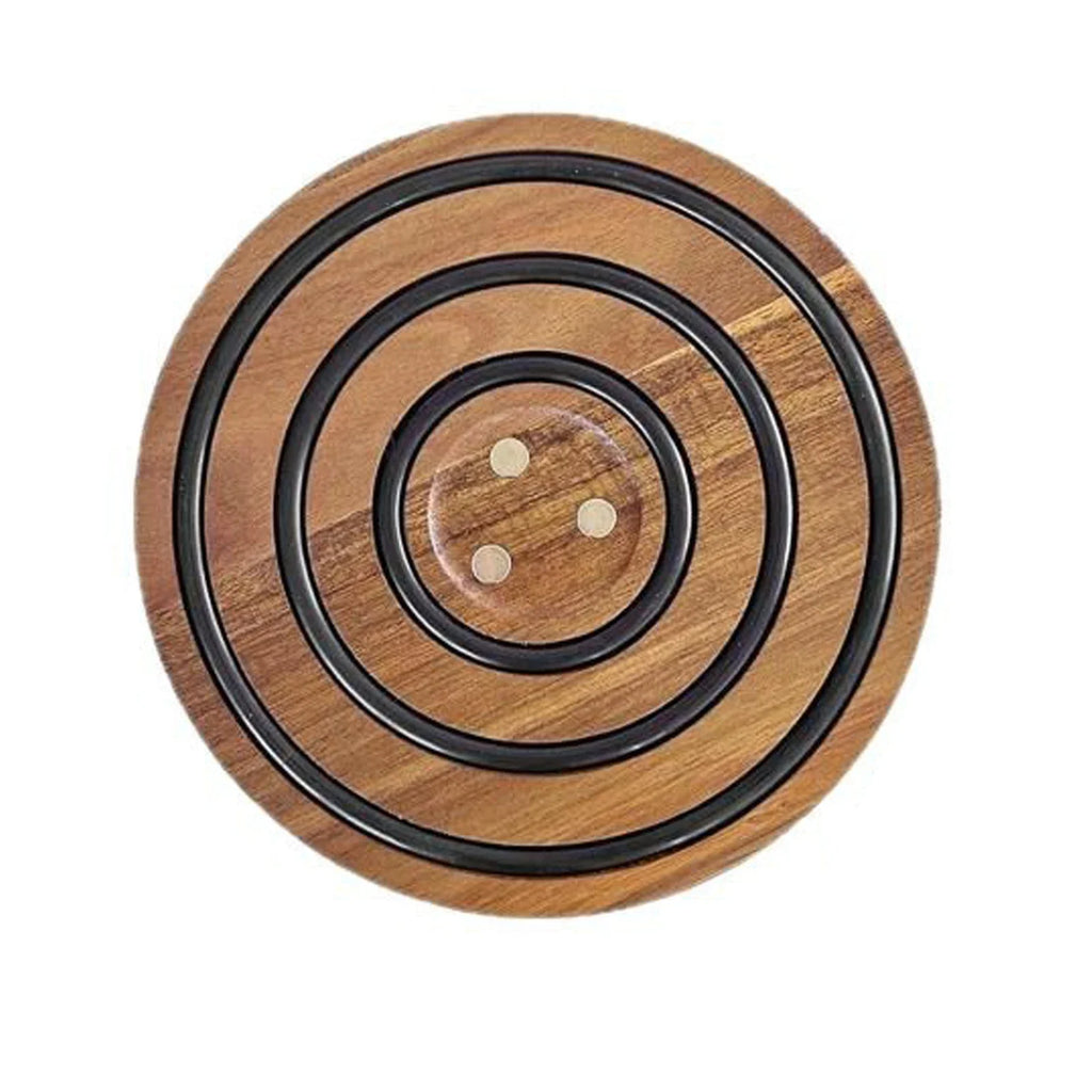Round Wooden Magnetic Pot Holder