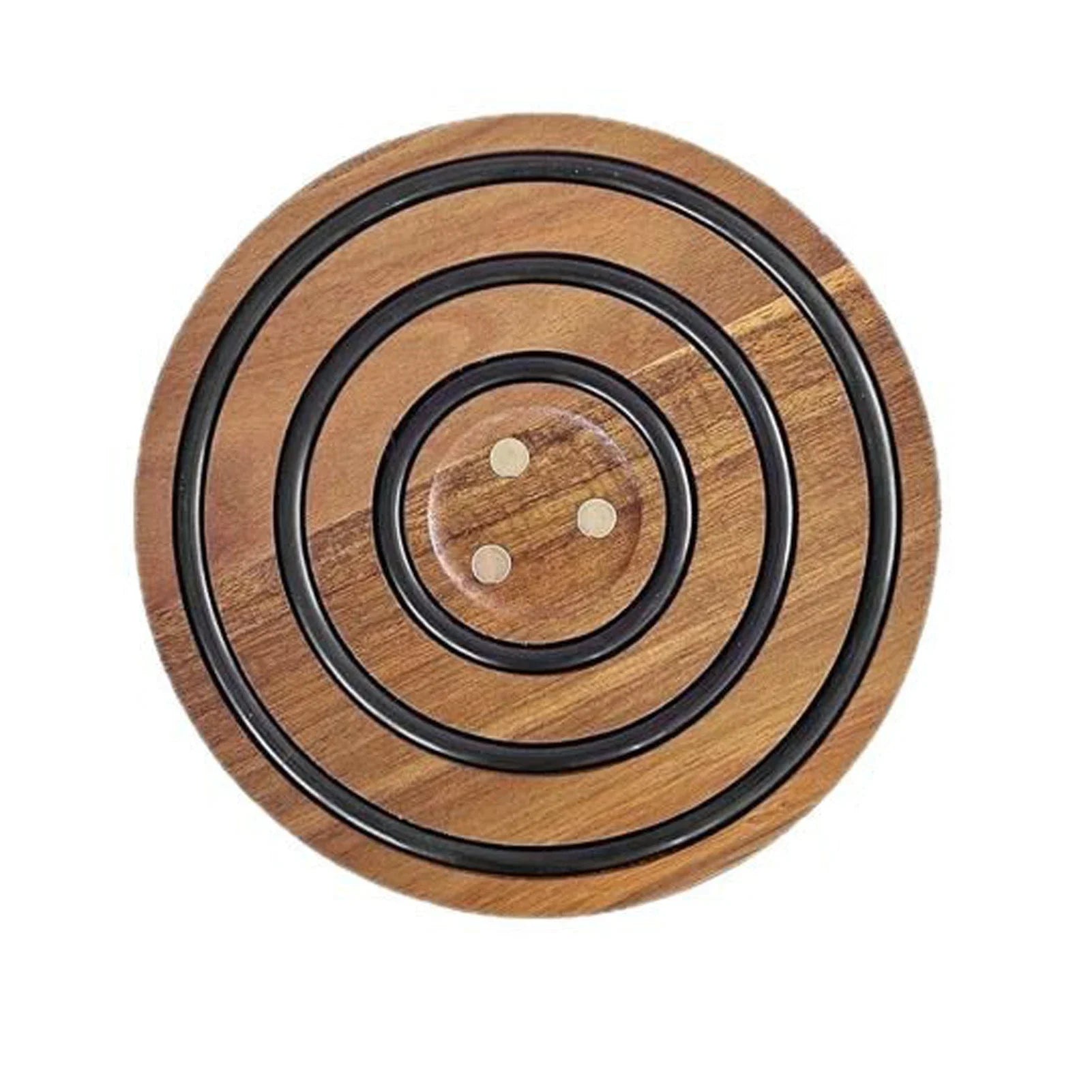 Round Wooden Magnetic Pot Holder