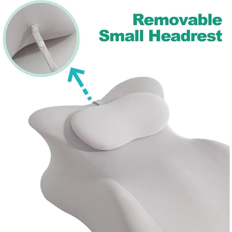 Adjustable Headrest Reading Pillow for Bed Adults - Memory Foam Back Support Wedge for Acid Reflux, Snoring & Legs - Velvet Haven