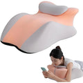 Adjustable Headrest Reading Pillow for Bed Adults - Memory Foam Back Support Wedge for Acid Reflux, Snoring & Legs - Velvet Haven