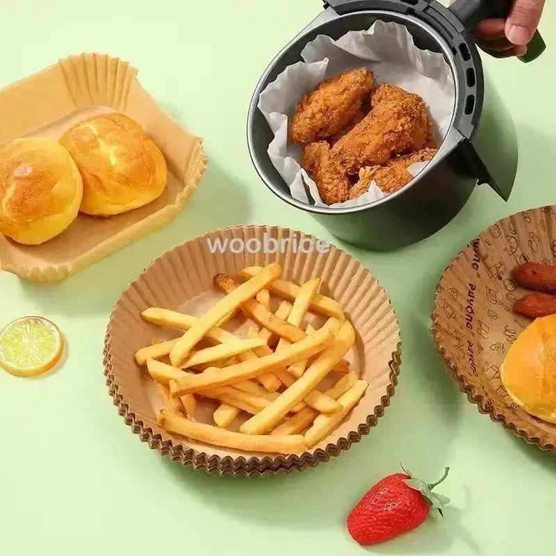 Air Fryer Paper Aerogrill Parchment Paper for Air Fryer Liner Airfryer Baking Cooking Paper Air Fryer Accessories Baking Tool - Velvet Haven