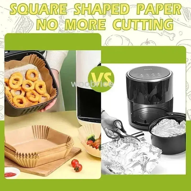 Air Fryer Paper Aerogrill Parchment Paper for Air Fryer Liner Airfryer Baking Cooking Paper Air Fryer Accessories Baking Tool - Velvet Haven