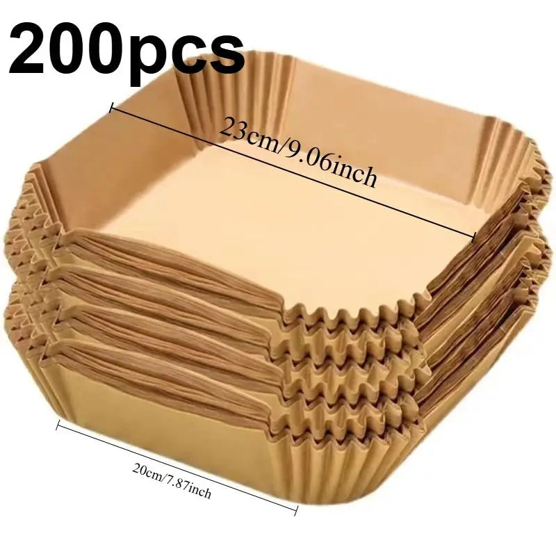 Air Fryer Paper Aerogrill Parchment Paper for Air Fryer Liner Airfryer Baking Cooking Paper Air Fryer Accessories Baking Tool - Velvet Haven