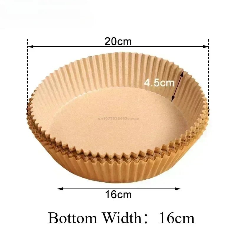Disposable Air Fryer Paper Liners – Non-Stick Parchment Sheets - Velvet Haven