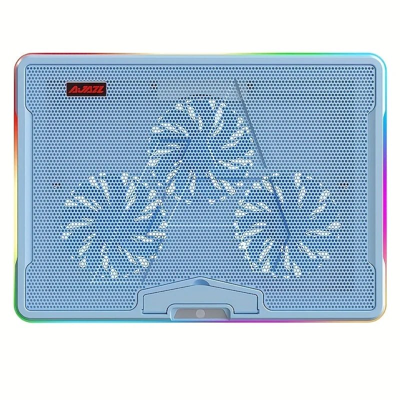 AJAZZ RGB Gaming Laptop Cooling Stand AJAZZ ANC160 Ultra Quiet Fan Adjustable Non-Slip Notebook Radiator - Velvet Haven