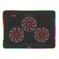 AJAZZ RGB Gaming Laptop Cooling Stand AJAZZ ANC160 Ultra Quiet Fan Adjustable Non-Slip Notebook Radiator - Velvet Haven