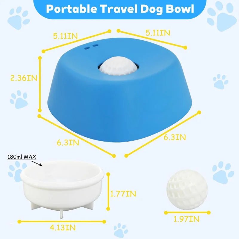 Anti-Choking Slow Feeder Dog Bowl Non-Slip 3/4 Cup - Lick Toy for Liquid Treats Bone Broth Yogurt - Velvet Haven