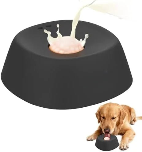 Anti-Choking Slow Feeder Dog Bowl Non-Slip 3/4 Cup - Lick Toy for Liquid Treats Bone Broth Yogurt - Velvet Haven