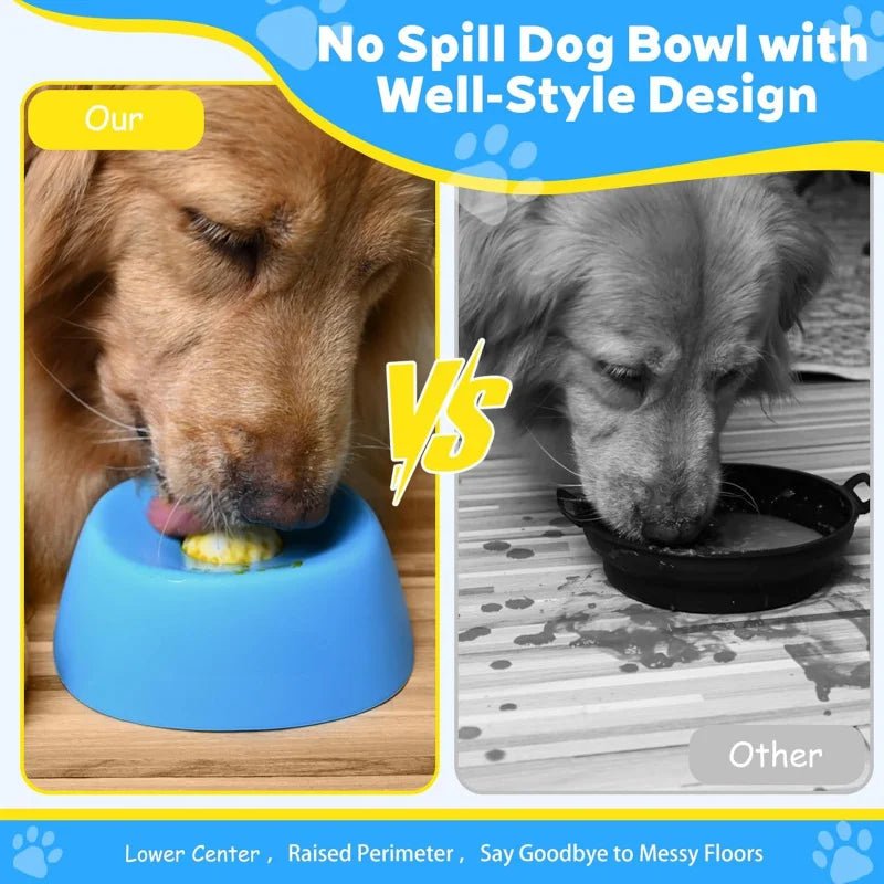 Anti-Choking Slow Feeder Dog Bowl Non-Slip 3/4 Cup - Lick Toy for Liquid Treats Bone Broth Yogurt - Velvet Haven