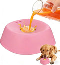 Anti-Choking Slow Feeder Dog Bowl Non-Slip 3/4 Cup - Lick Toy for Liquid Treats Bone Broth Yogurt - Velvet Haven