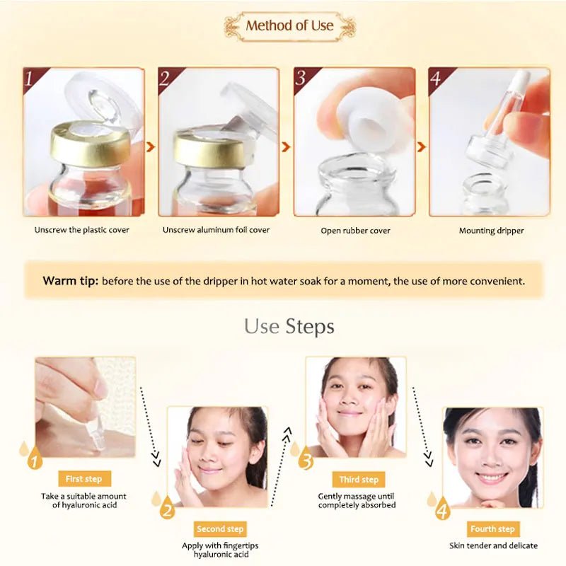 ARTISCARE Vitamin C Serum 4pcs/Lot for Face Moisturizing Hyaluron Acid Facial Care Face Brighten Essence - Velvet Haven