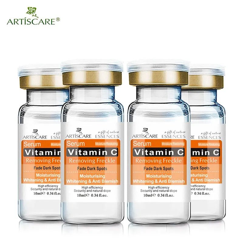 ARTISCARE Vitamin C Serum 4pcs/Lot for Face Moisturizing Hyaluron Acid Facial Care Face Brighten Essence - Velvet Haven