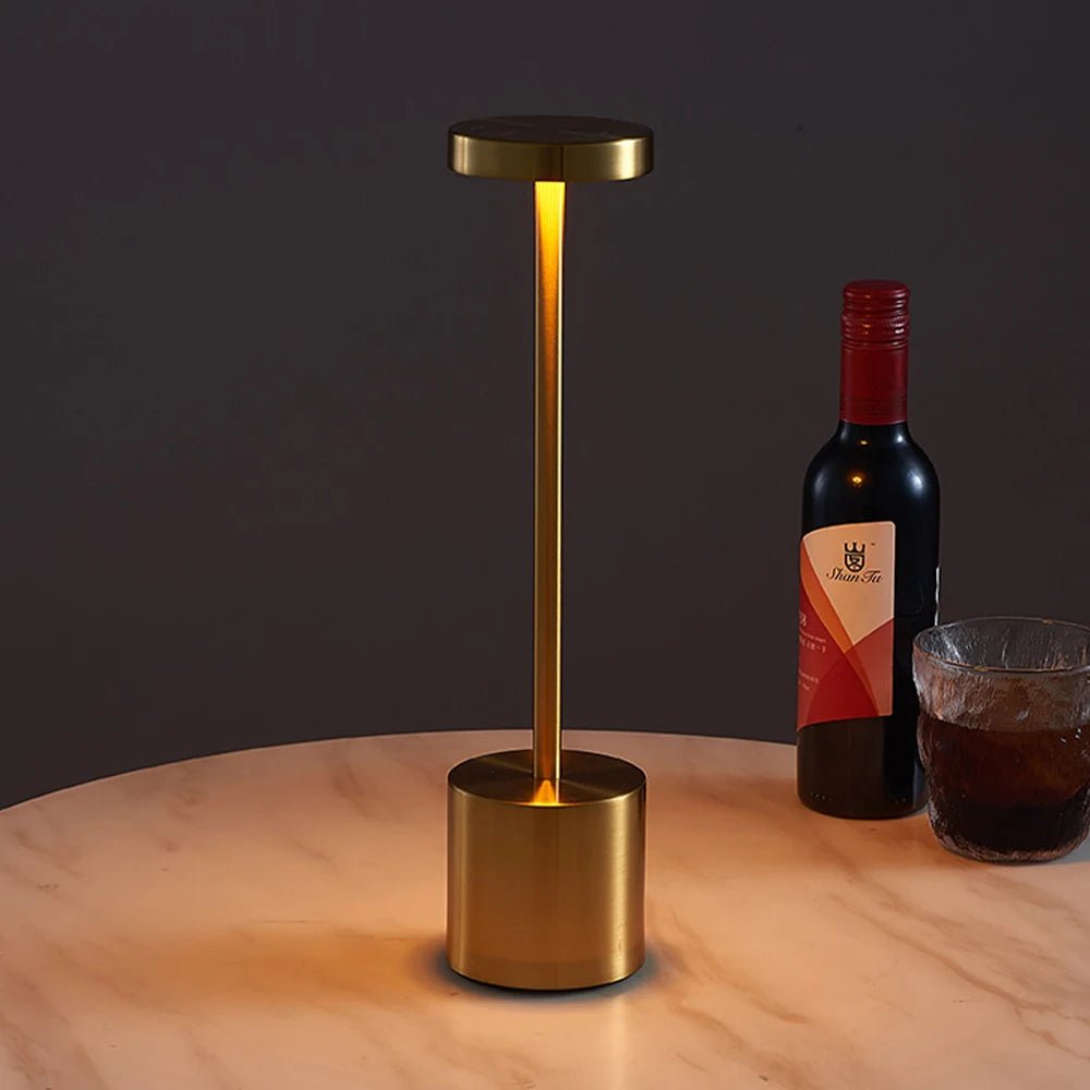 AuraGlow™ Rechargeable Touch Table Lamp - Velvet Haven