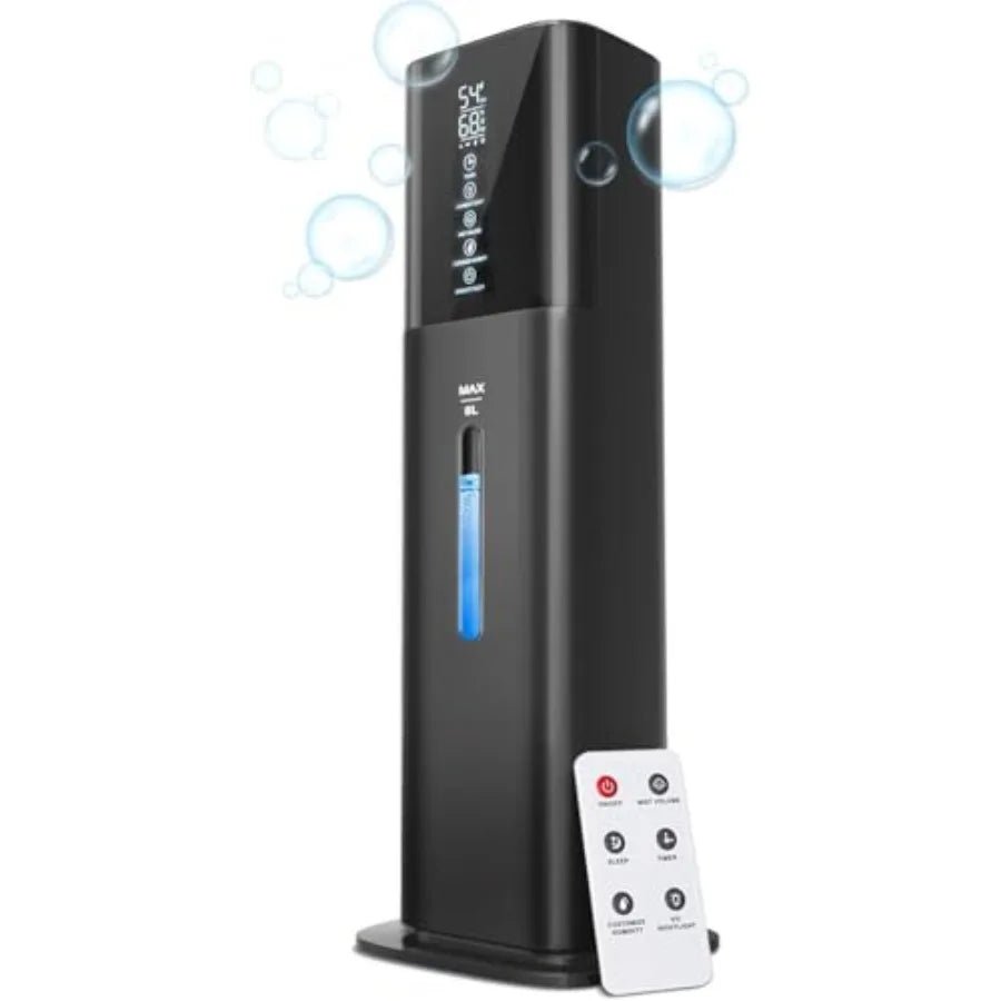 8L Ultrasonic Cool Mist Humidifier for Large Rooms with Timer - Velvet Haven
