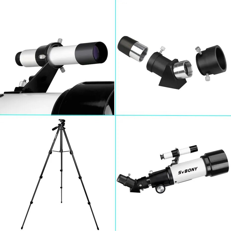 Beginner Refractor Telescope for Adults – Moon & Planet Viewing - Velvet Haven
