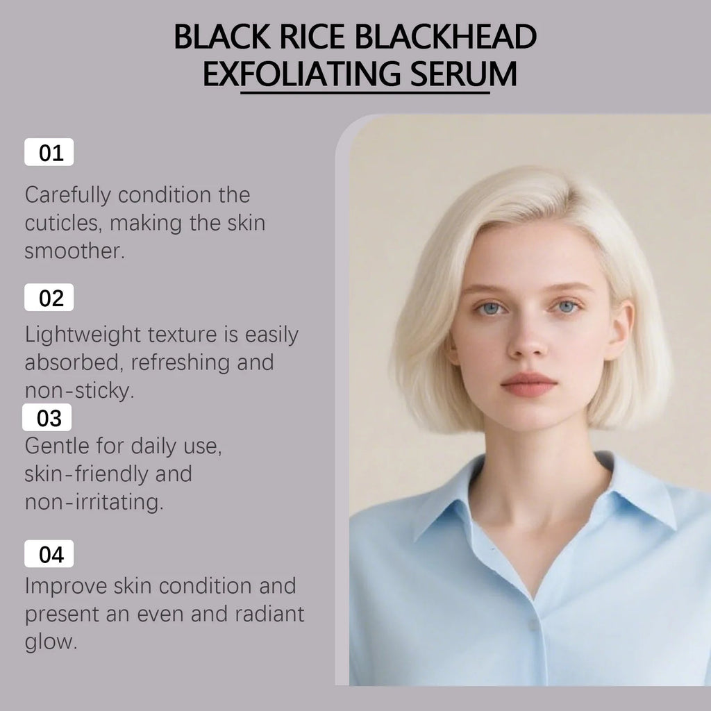 Black & White Rice BHA Niacinamide Exfoliating Serum Set, 2 x 50ml - Velvet Haven