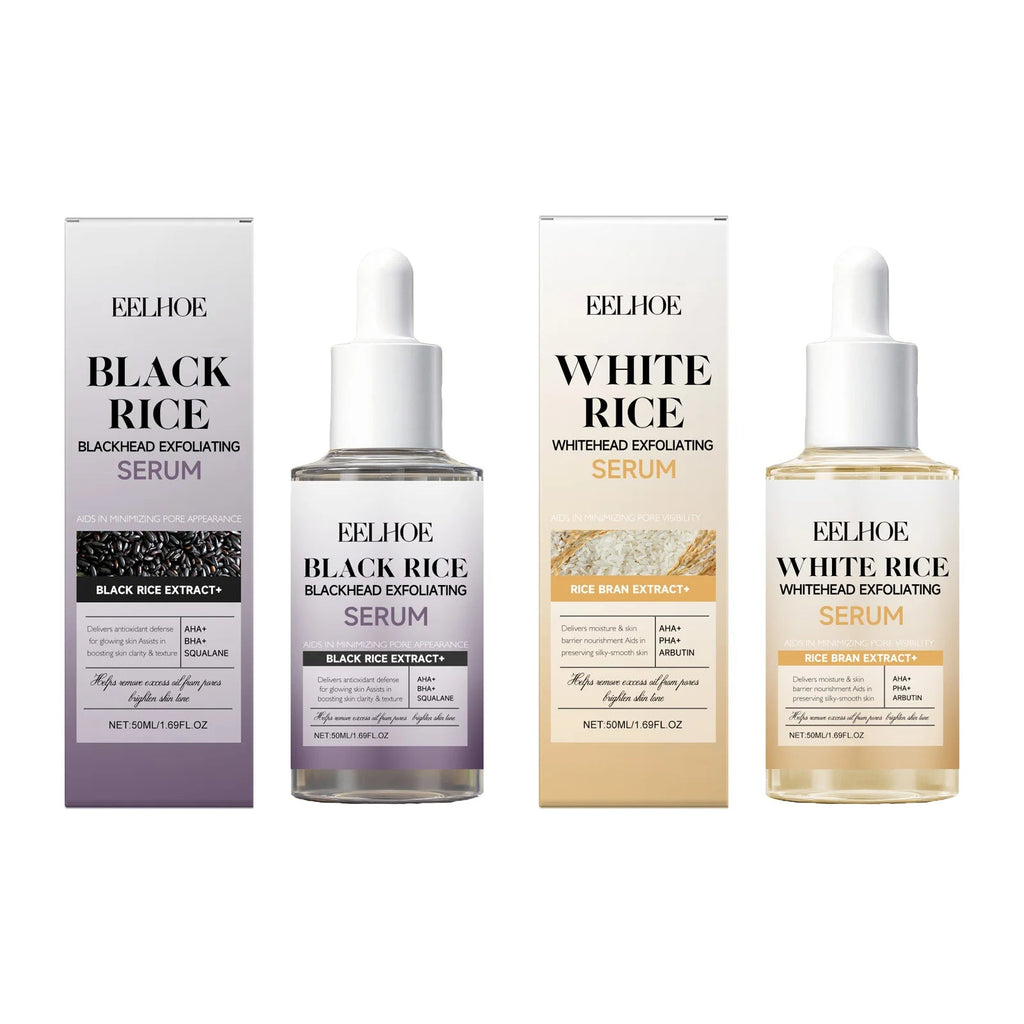 Black & White Rice BHA Niacinamide Exfoliating Serum Set, 2 x 50ml - Velvet Haven