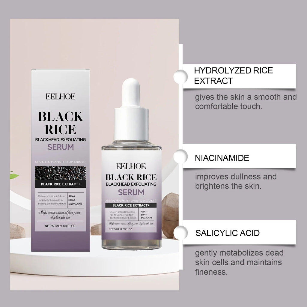 Black & White Rice BHA Niacinamide Exfoliating Serum Set, 2 x 50ml - Velvet Haven