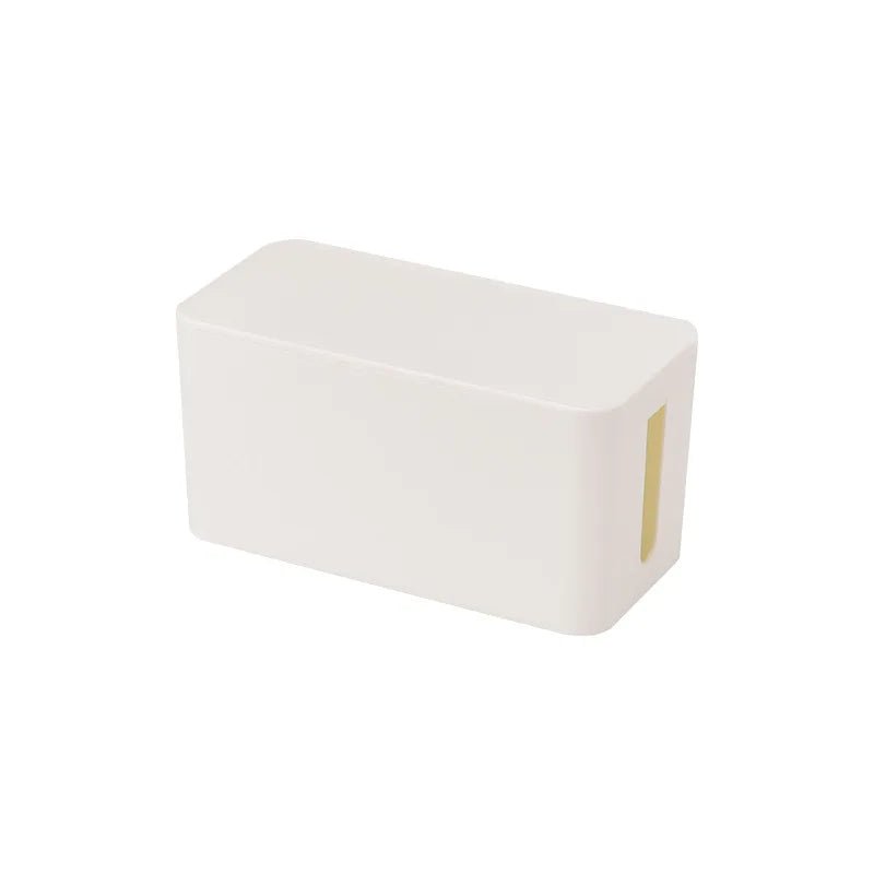 Cable Storage Box Wooden Power Line Storage Case Dustproof Charger Socket Organizer Wire Case Home Cable Winder Organizer - Velvet Haven