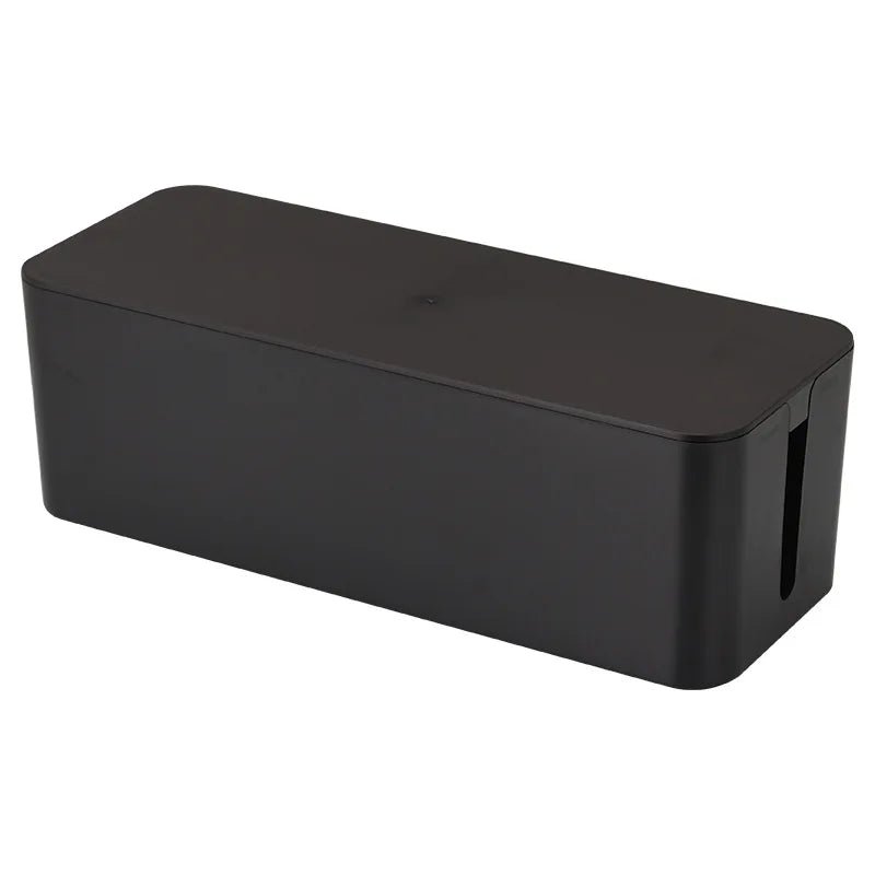Cable Storage Box Wooden Power Line Storage Case Dustproof Charger Socket Organizer Wire Case Home Cable Winder Organizer - Velvet Haven