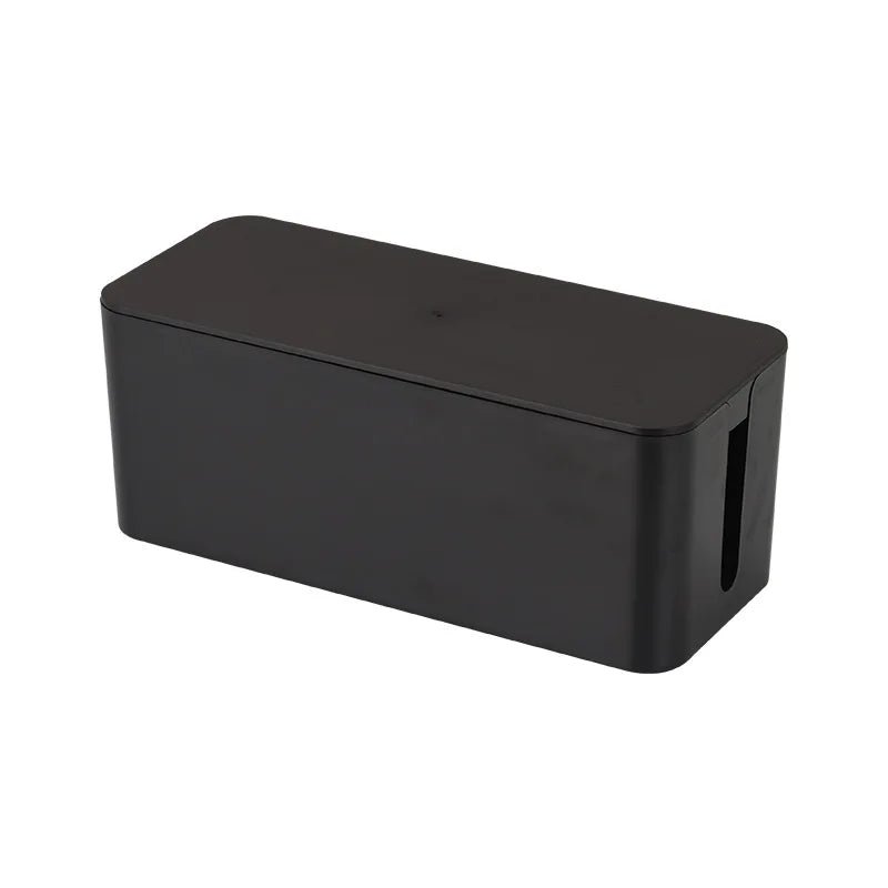 Cable Storage Box Wooden Power Line Storage Case Dustproof Charger Socket Organizer Wire Case Home Cable Winder Organizer - Velvet Haven