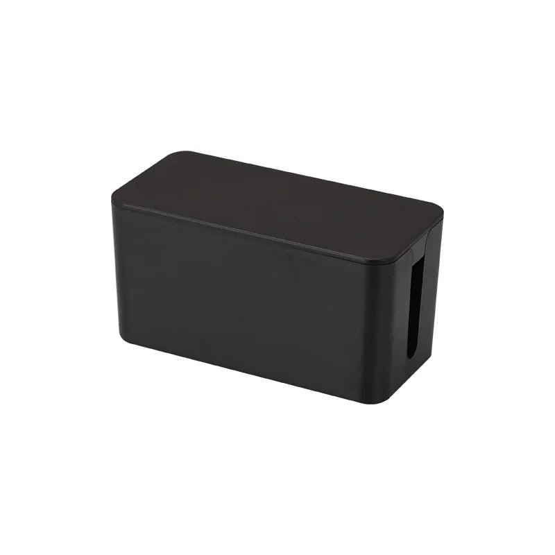 Cable Storage Box Wooden Power Line Storage Case Dustproof Charger Socket Organizer Wire Case Home Cable Winder Organizer - Velvet Haven