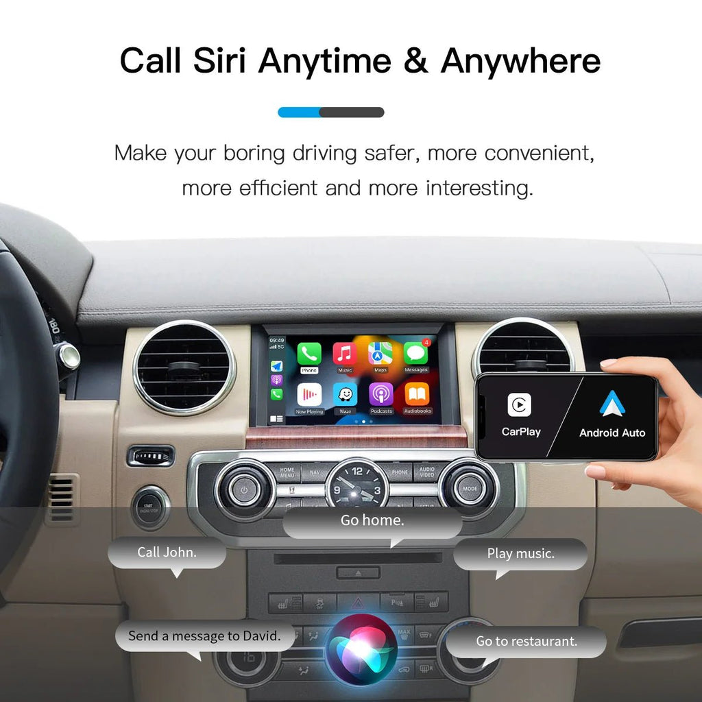 CARABC Wireless carplay Android Auto Fits For Land Rover Jaguar Bosch Discovery4 Evoque Freelander2 XF XJL XE Mirroring Decorde - Velvet Haven