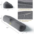 Memory Foam Cervical Pillow for Side & Back Sleepers with Washable Cover - Velvet Haven