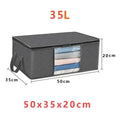 Closet Organizers and Storages Clothes Storage Bag Blanket Storage Foldable Storages Bin Sturdy Sewn By 3 Layers Fabrics with Re - Velvet Haven