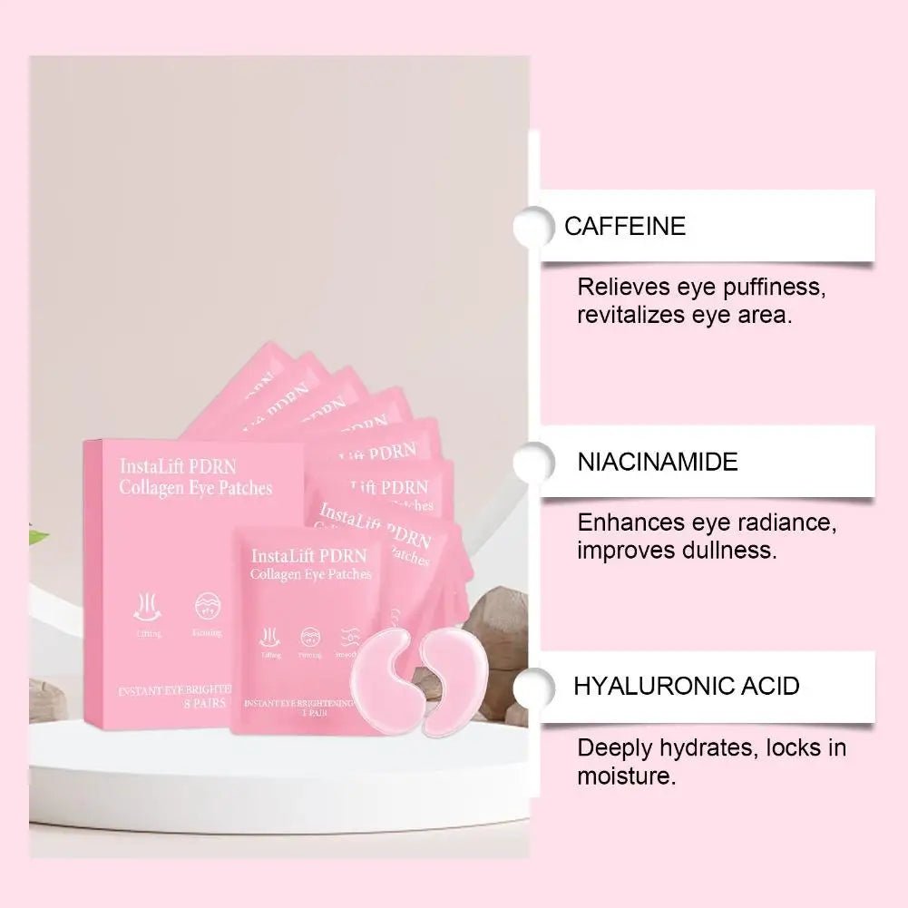 Collagen Eye Mask with Niacinamide - 8 pcs - Velvet Haven