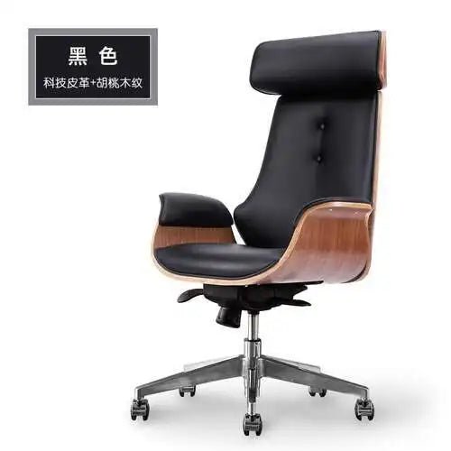 Comfortable Business Boss Office Computer Chair Leather Luxury Office Chair High-end Ergonomic Silla Gaming 가구 Office Furniture - Velvet Haven