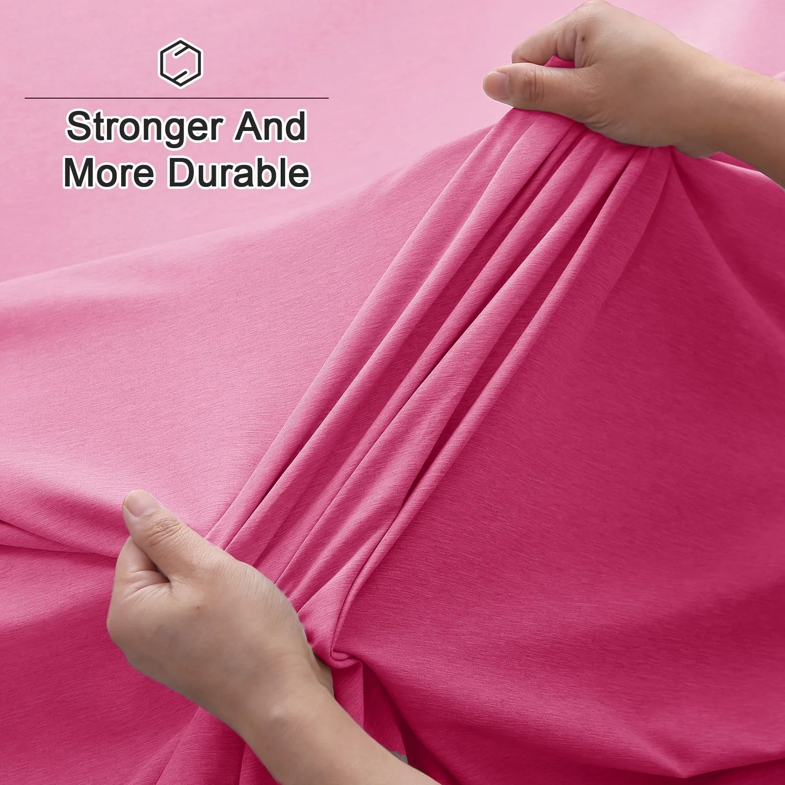Cooling Bamboo Bed Sheet Set-Bamboo Bed Sheet-Ultra Soft & Breathable Daybed Set-Deep Pocket Up to 16" Hotel Soft Bedding-Perfect for Hot Sleepers Bamboo Bedding Sheets Set - Double Stitching, Lifetime Quality Promise - Velvet Haven