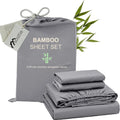 Cooling Bamboo Bed Sheet Set-Bamboo Bed Sheet-Ultra Soft & Breathable Daybed Set-Deep Pocket Up to 16" Hotel Soft Bedding-Perfect for Hot Sleepers Bamboo Bedding Sheets Set - Double Stitching, Lifetime Quality Promise - Velvet Haven
