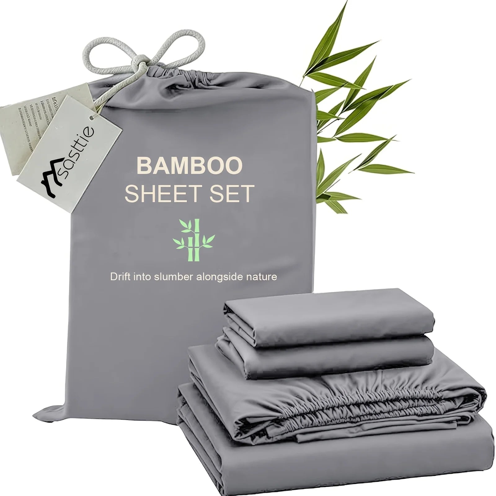 Cooling Bamboo Bed Sheet Set-Bamboo Bed Sheet-Ultra Soft & Breathable Daybed Set-Deep Pocket Up to 16" Hotel Soft Bedding-Perfect for Hot Sleepers Bamboo Bedding Sheets Set - Double Stitching, Lifetime Quality Promise - Velvet Haven