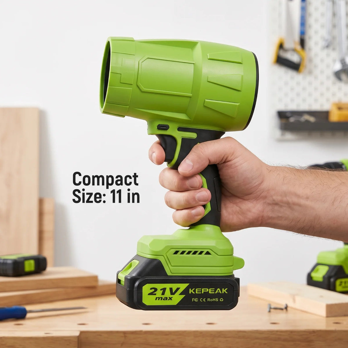 Cordless Mini Electric Leaf Blower with 2 Batteries - Velvet Haven